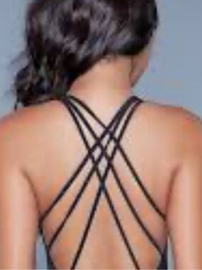 Express Body Contour Black Bodysuit